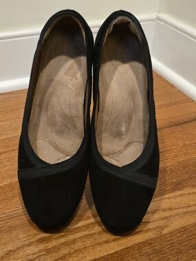 Black Women’s Comfort Ballet Flats Size 9.5